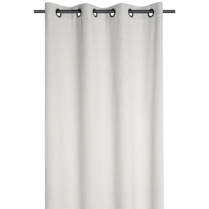 Rideau à oeillets  - Effet bouclette - Ecru