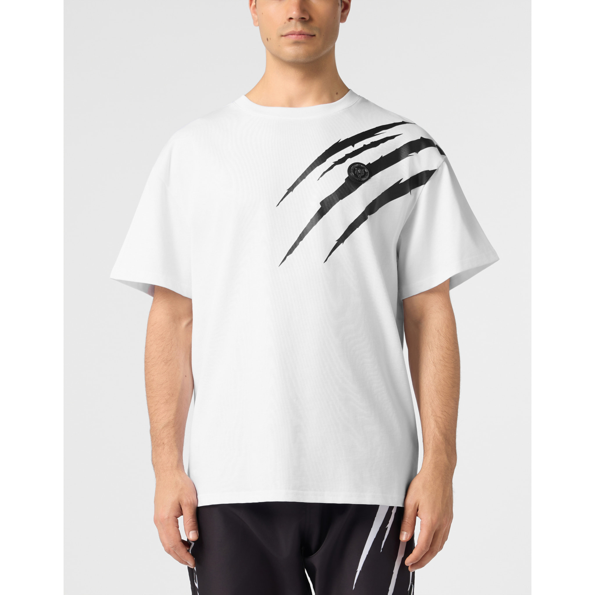 PLEIN SPORT Maglietta girocollo Ss SCRATCH
