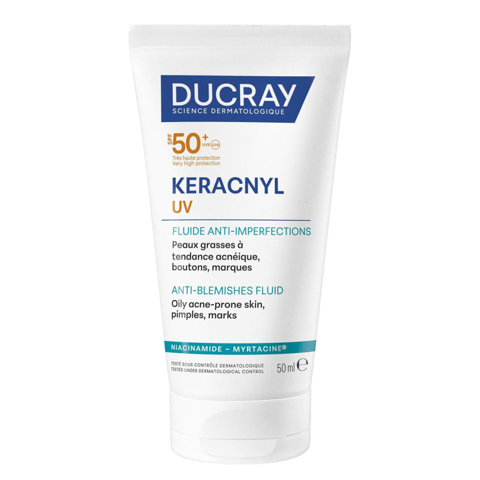 Keracnyl UV SPF 50+ - Fluide Anti-Imperfections 50 ml