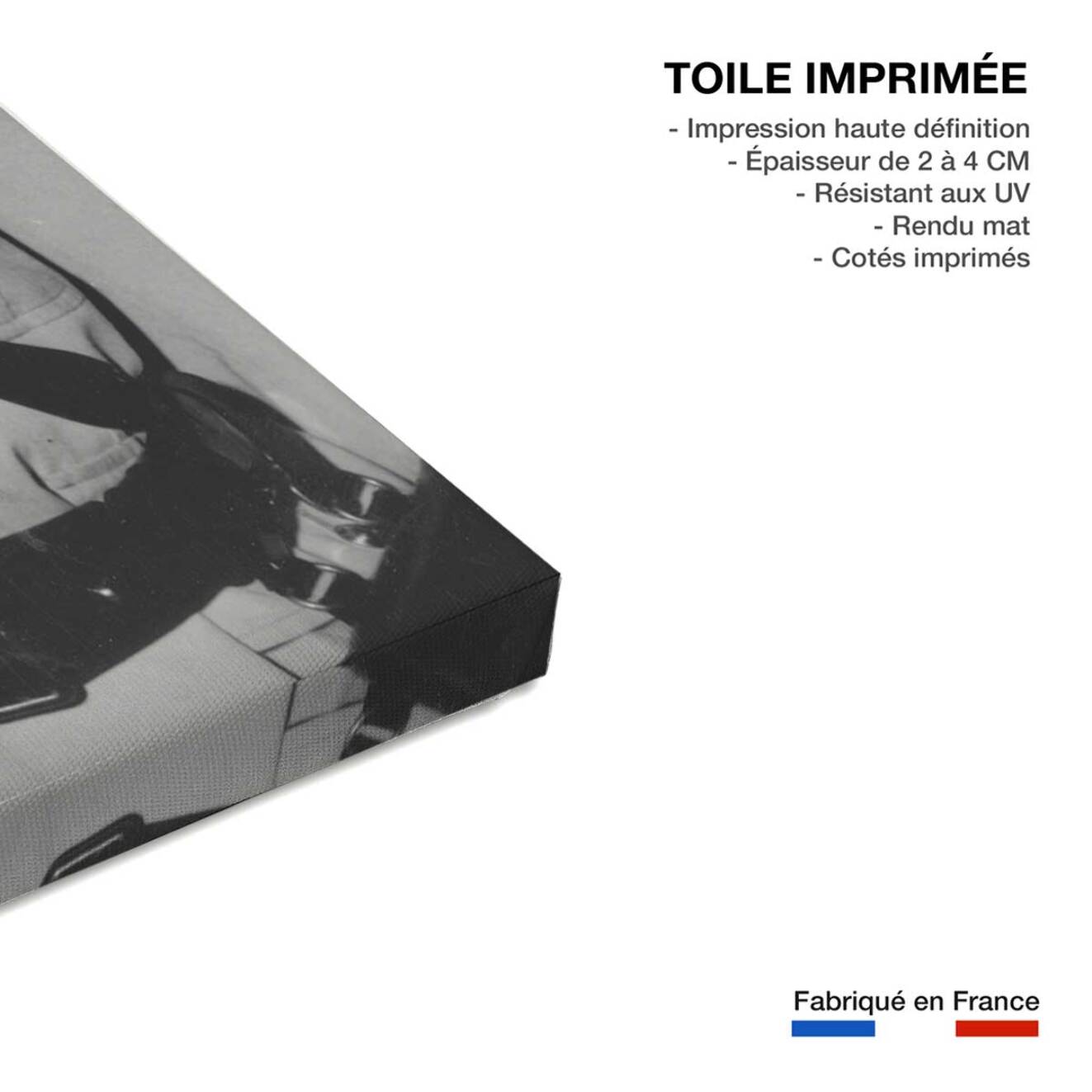 Tableau louis de funes en 1971 Toile imprimée