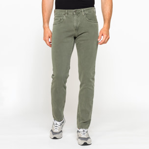 JEANS COLOR SLIM FIT IN BULL DENIM STRETCH TINTO OLD