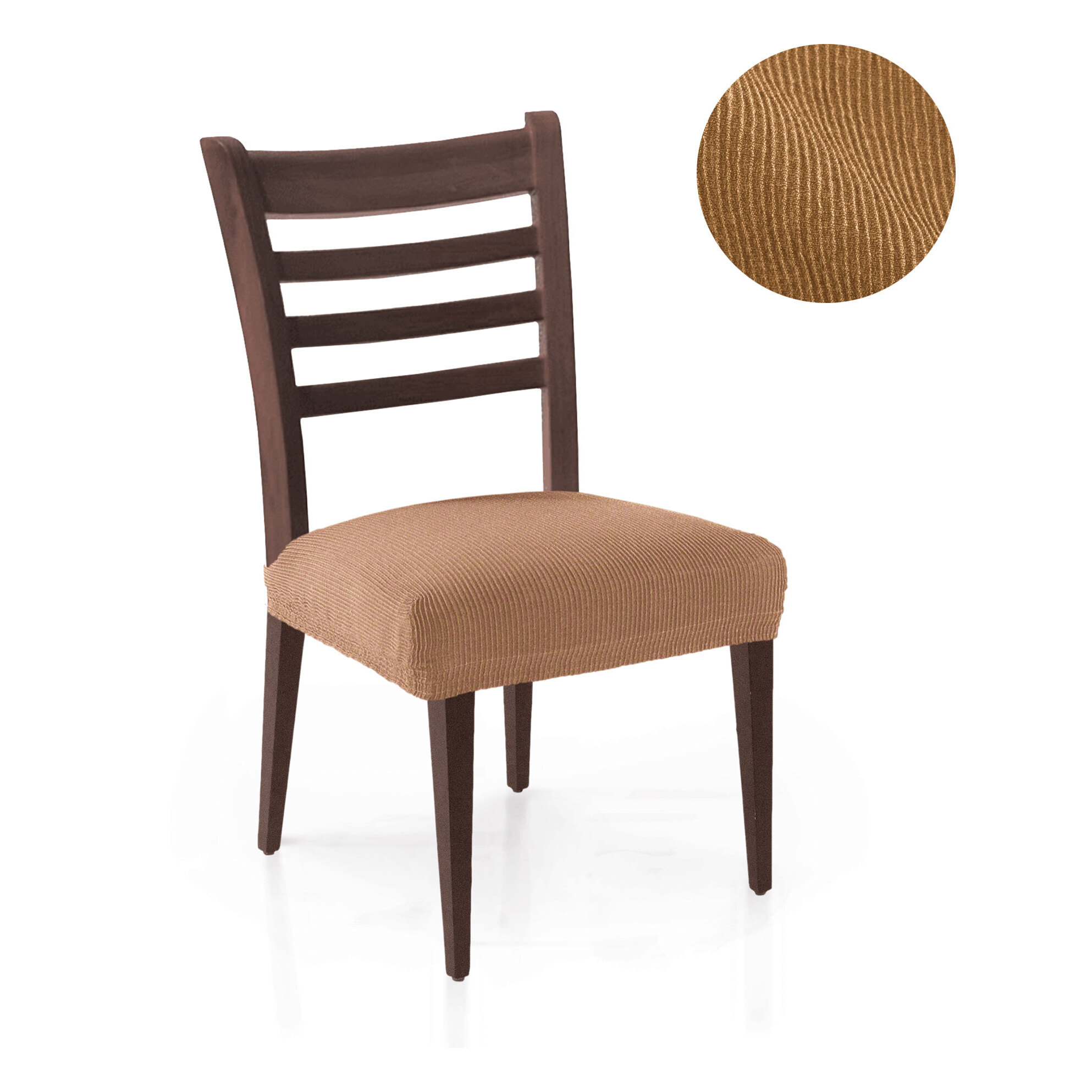 Funda Elástica para ASIENTO de SILLA pack2 unidades modelo MARCELA