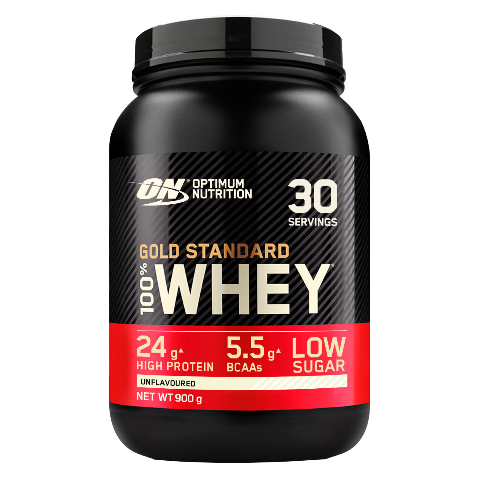 Gold Standard 100% Whey Proteine Isolate in Polvere con Aminoacidi Non Aromatizzato - Barattolo da 900g