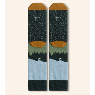 Calcetines "Contigo al quinto pino" Brújula