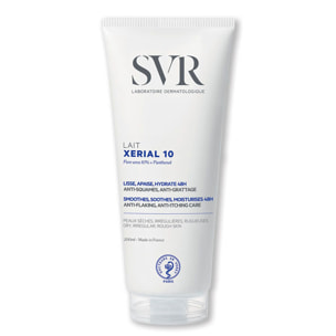 XERIAL 10 - Lait Corps Anti-Squames, Anti-Grattage, Lissant, Apaisant, Hydratant 48h