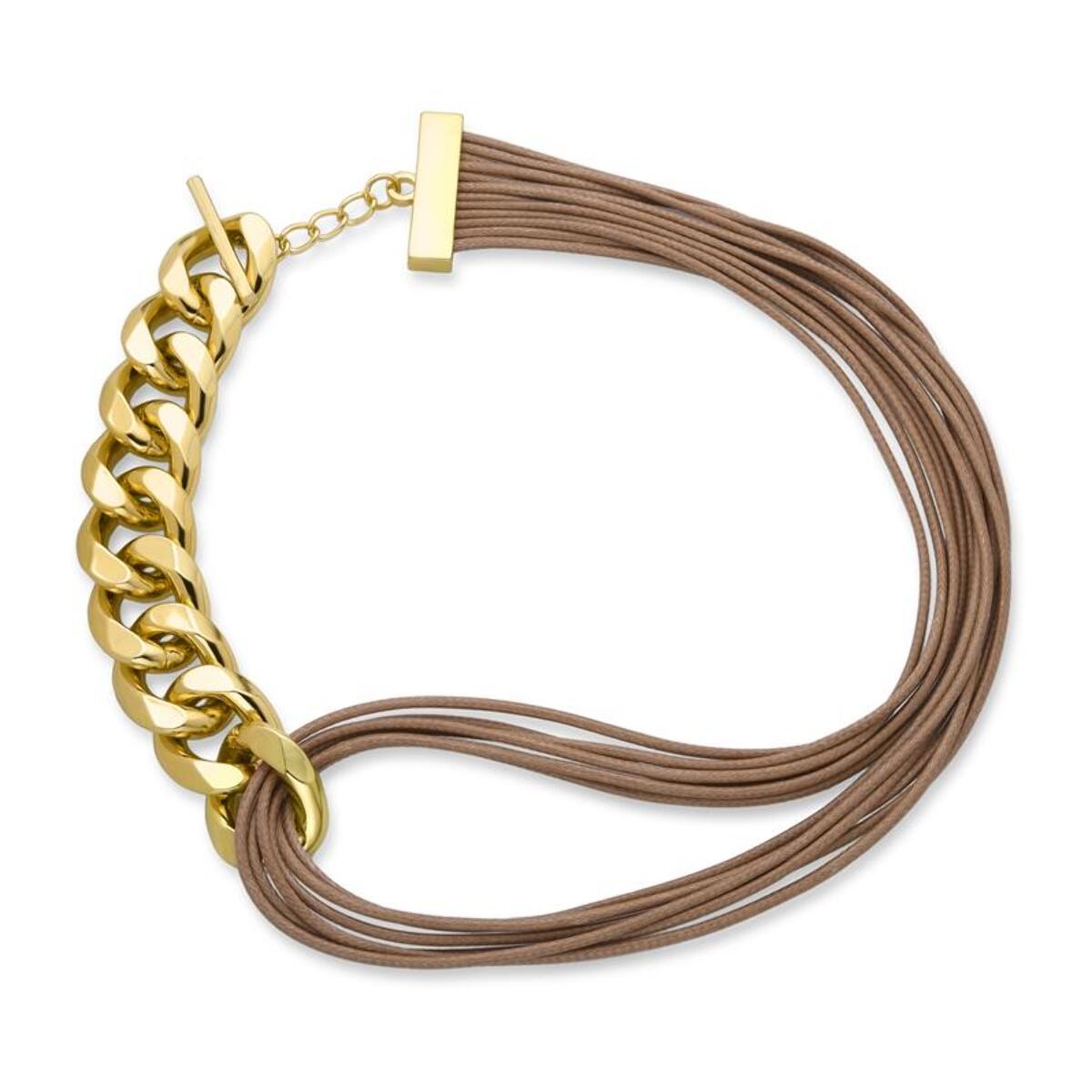 Pulsera Lux by Lux acabado en oro amarillo 18k