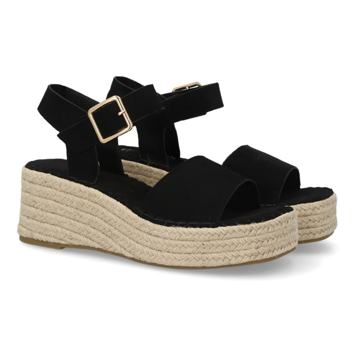 Sandalia cuña mujer cómoda verano