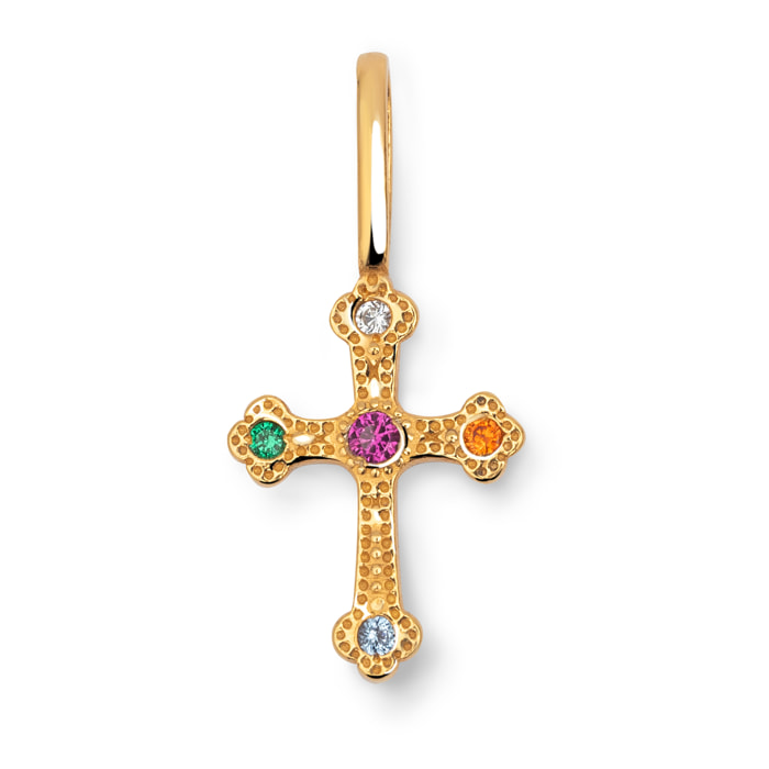 Charm Mónica Cruz Plata Baño Oro