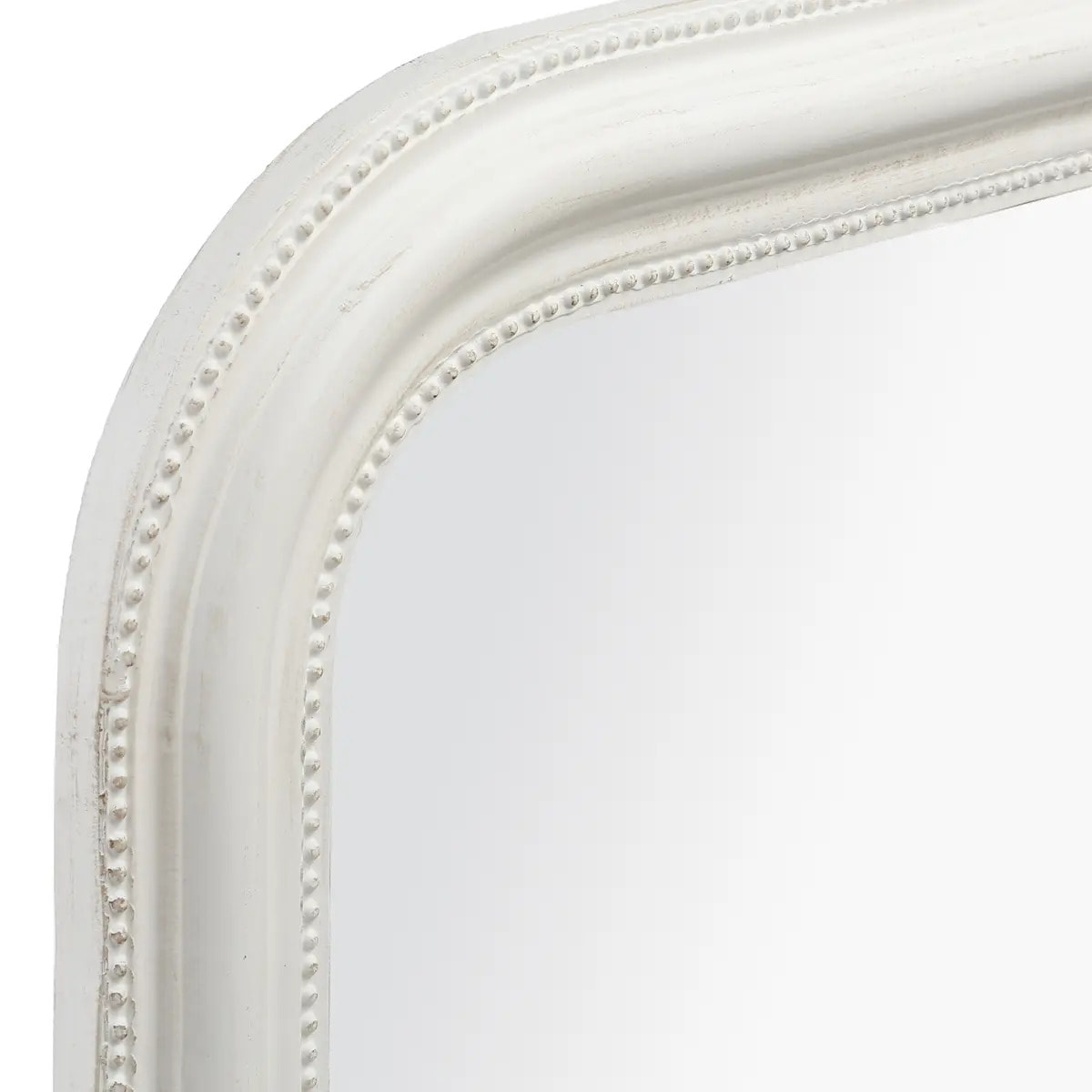 Miroir "Adèle" bois blanc 74x104cm