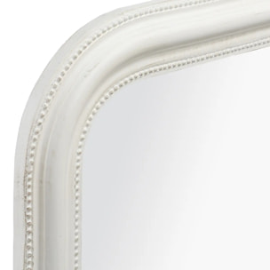 Miroir "Adèle" bois blanc 74x104cm