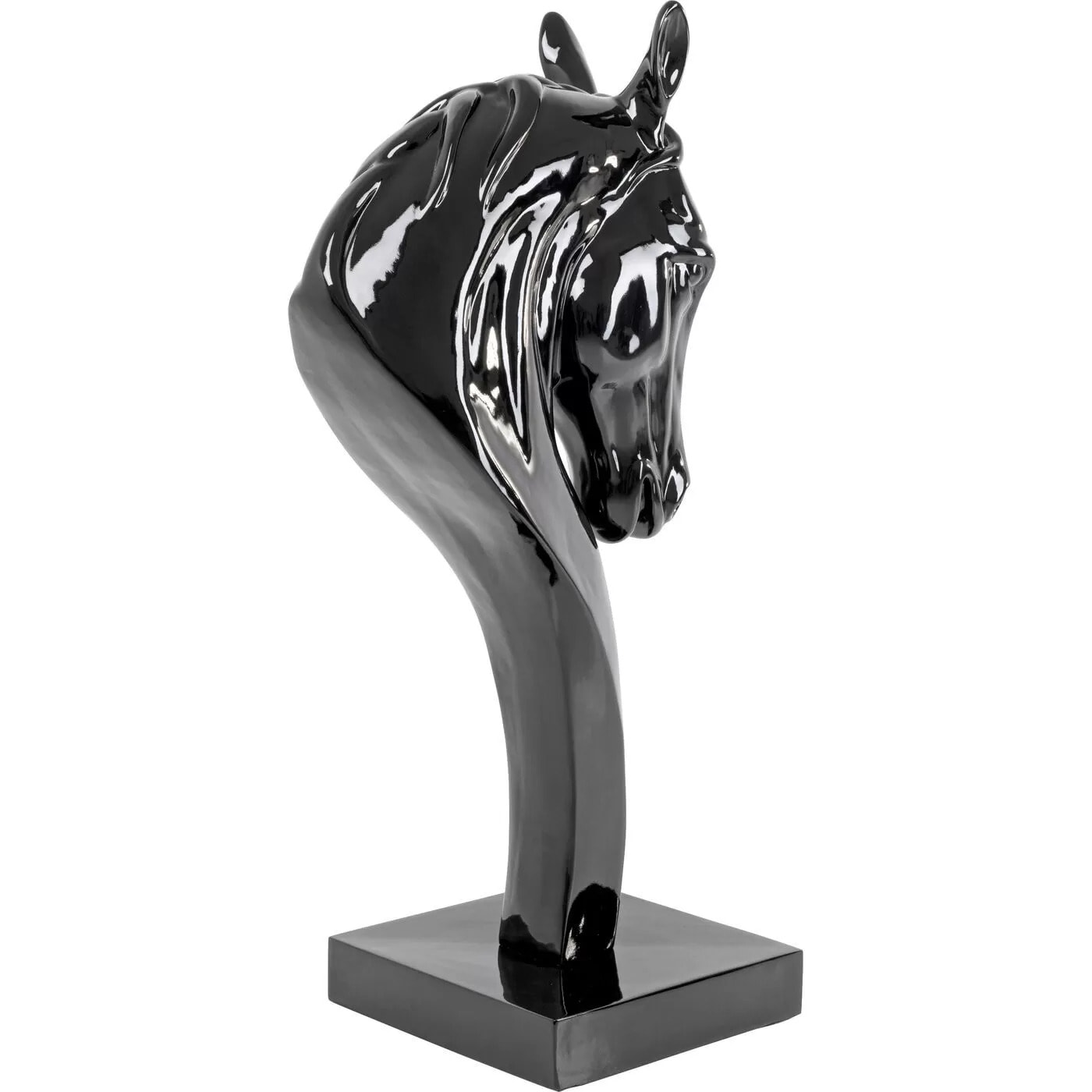 Déco tête de cheval noire XL 180cm Kare Design