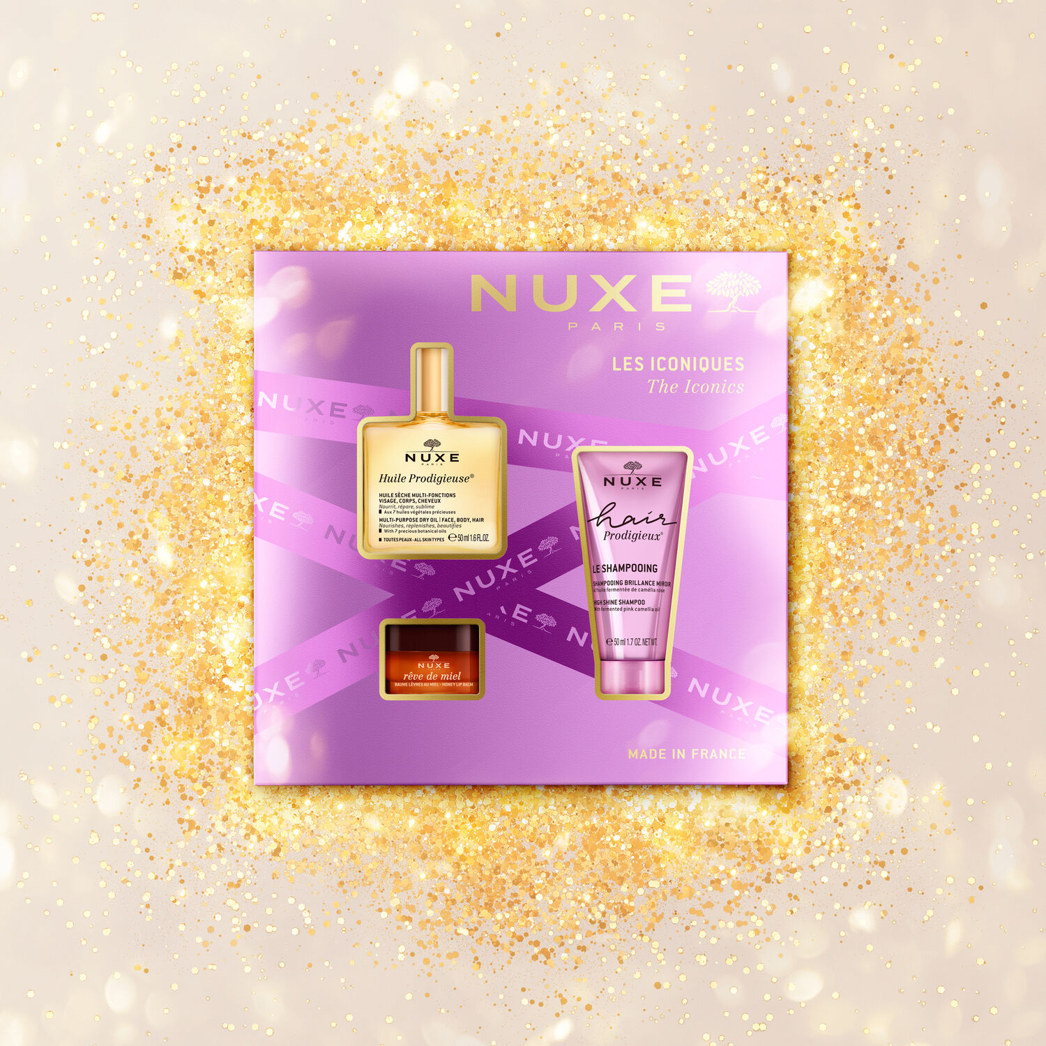 Huile Prodigieuse - Coffret Huile Prodigieuse® 50ml + 2 Produits