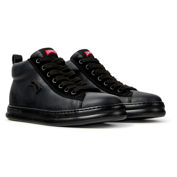 Sneaker-Bootie - CAMPER Runner Four - Negro - Piel lisa