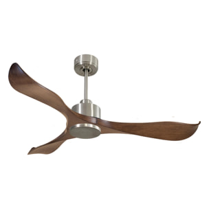 Ventilador de techo Reversible Termostato Wifi Motor DC Techos Inclinados Mando a Distancia Adaptador 2/3 Aspas Hypersilence Memoria ZanzibarD132C0364976 PURLINE