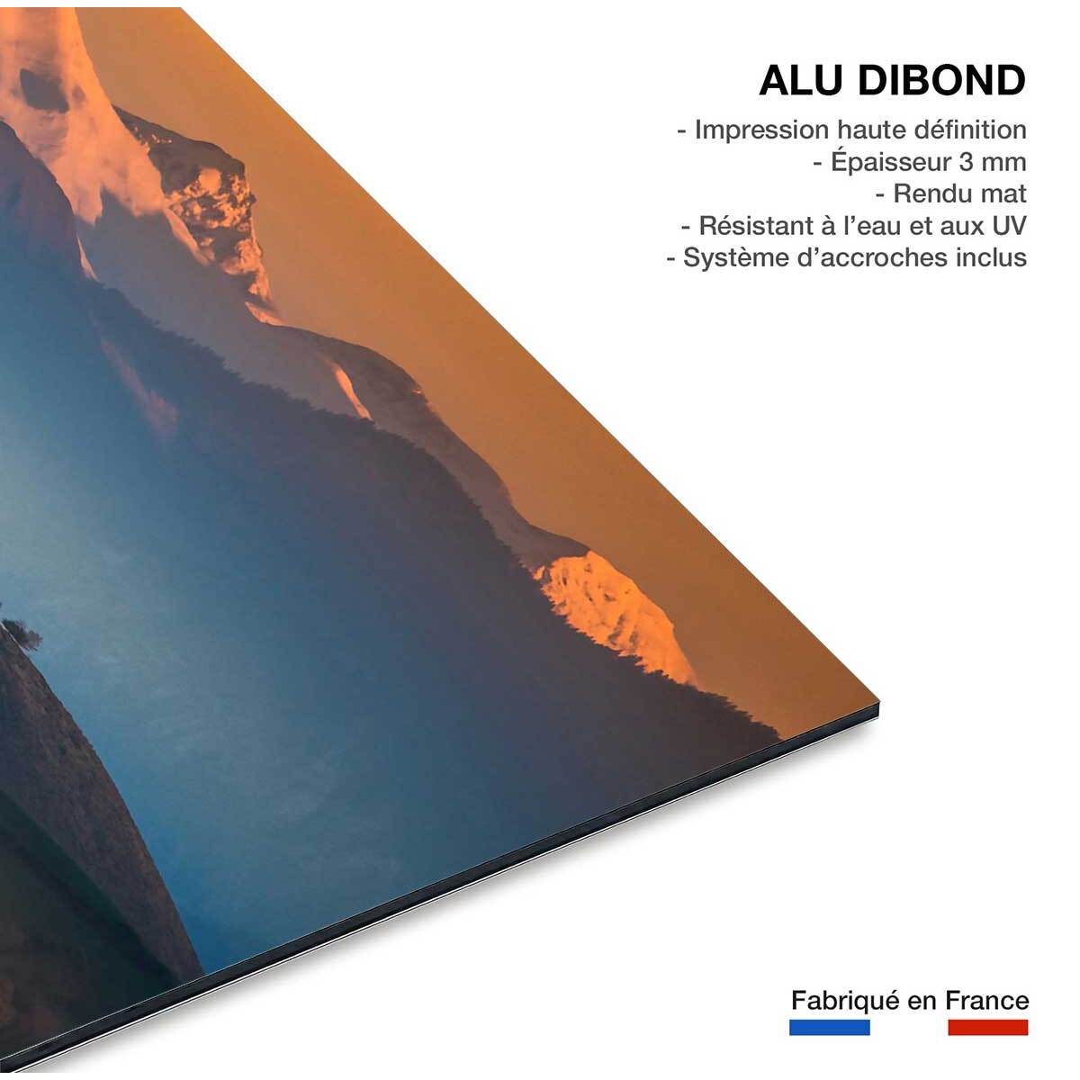 Tableau sud ouest pic du midi d'ossau  Tableau alu Dibond