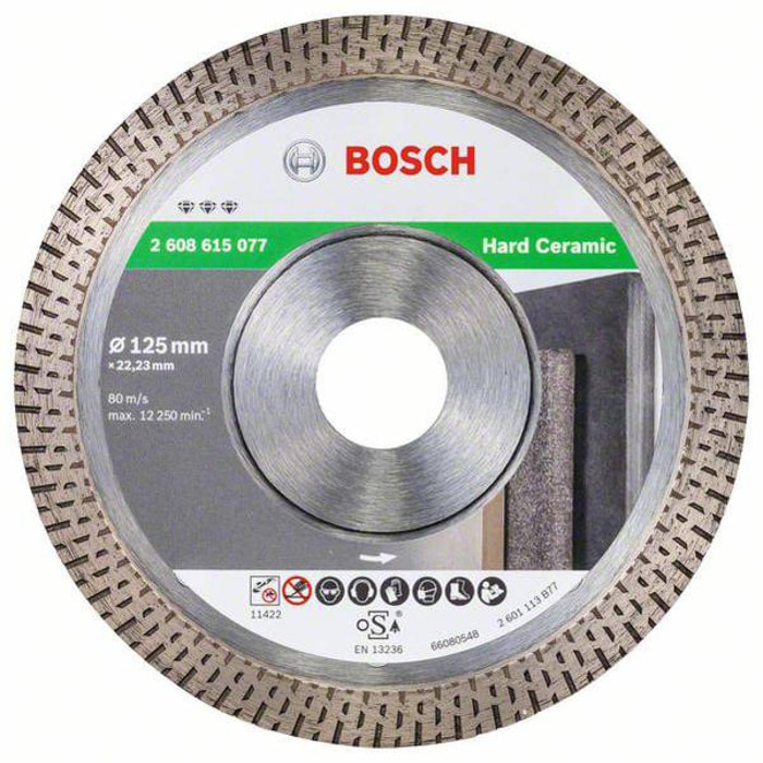 Disque diamanté Best Hard Ceramic Expert BOSCH 125 mm - 2608900655