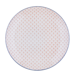 Assiette PATTERN Ø26cm - 6 pièces - Pastel