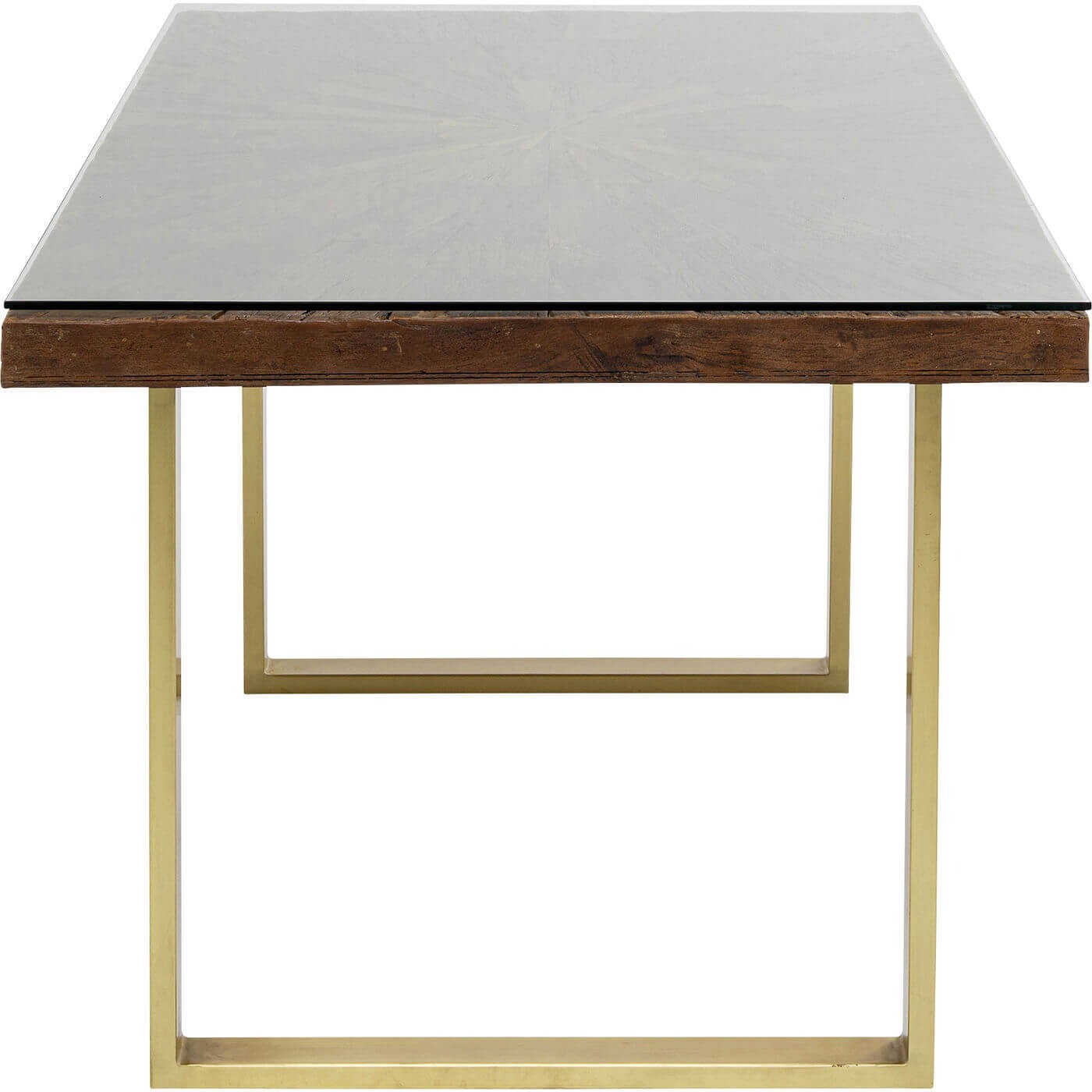 Table Conley pieds laiton Kare Design