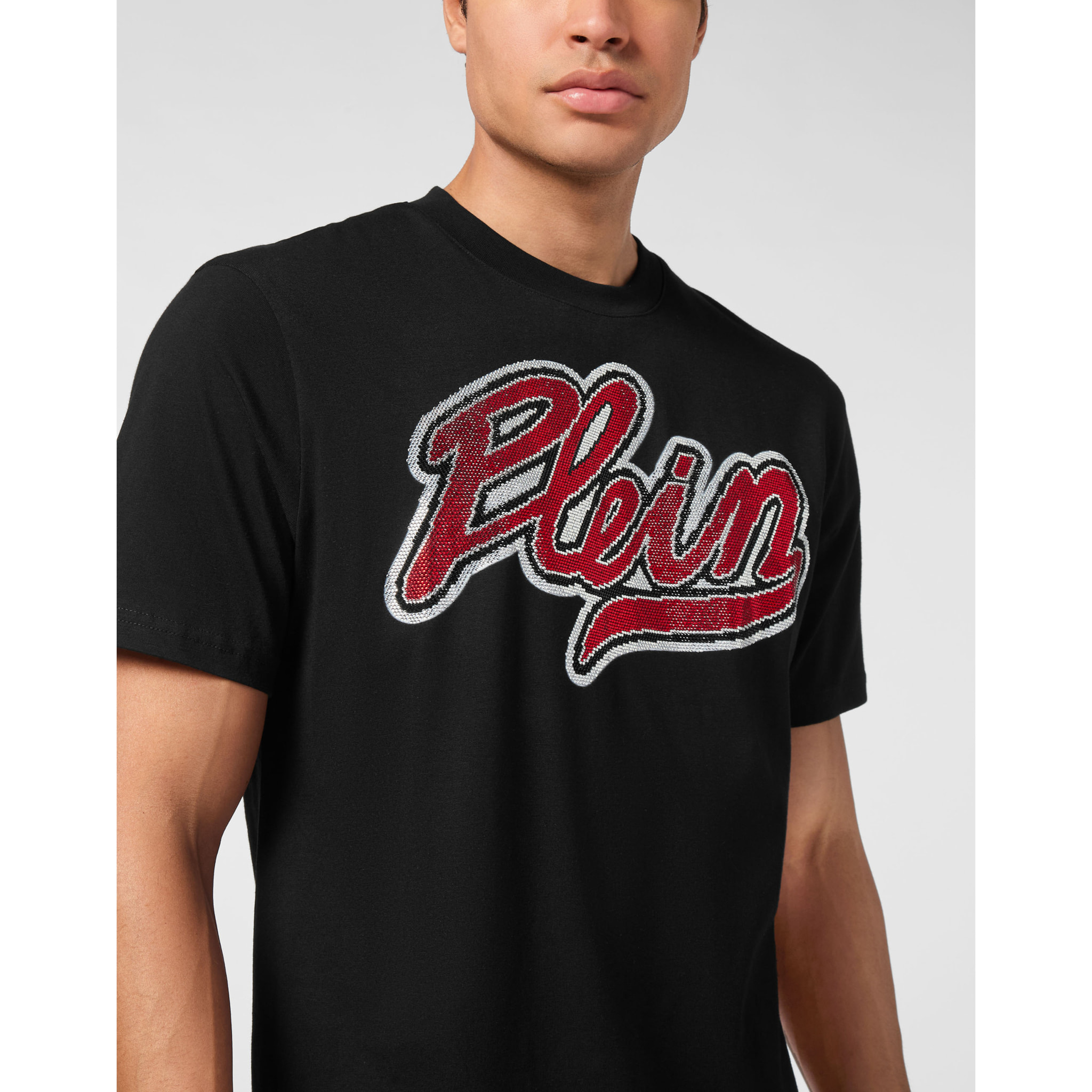 PHILIPP PLEIN T-Shirt Round Neck Ss SIGNATURE