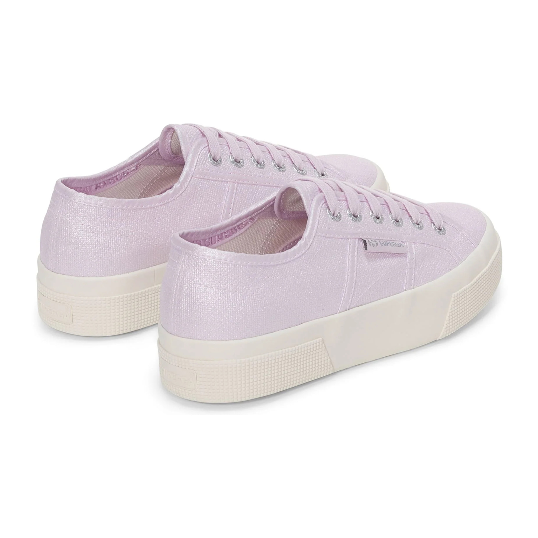 Zapatos de mujer Superga Mujer 2740 PLATFORM PEARL MATTE CANVAS