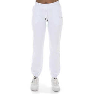 Pantalones básicos de algodón sin forro polar para mujer de Leone