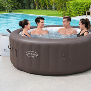 Bestway Spa gonflable rond Lay-Z-Spa Dominica Smart HydroJet Wifi 4-6 personnes