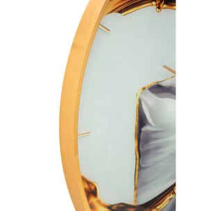 OROLOGIO DA PARETE GLASS ROSE CHARME 1921 MULTICOLORE