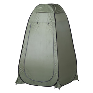 Carpa Vestidor de Poliéster Oxford Metal 1,2x1,2x1,9m Verde