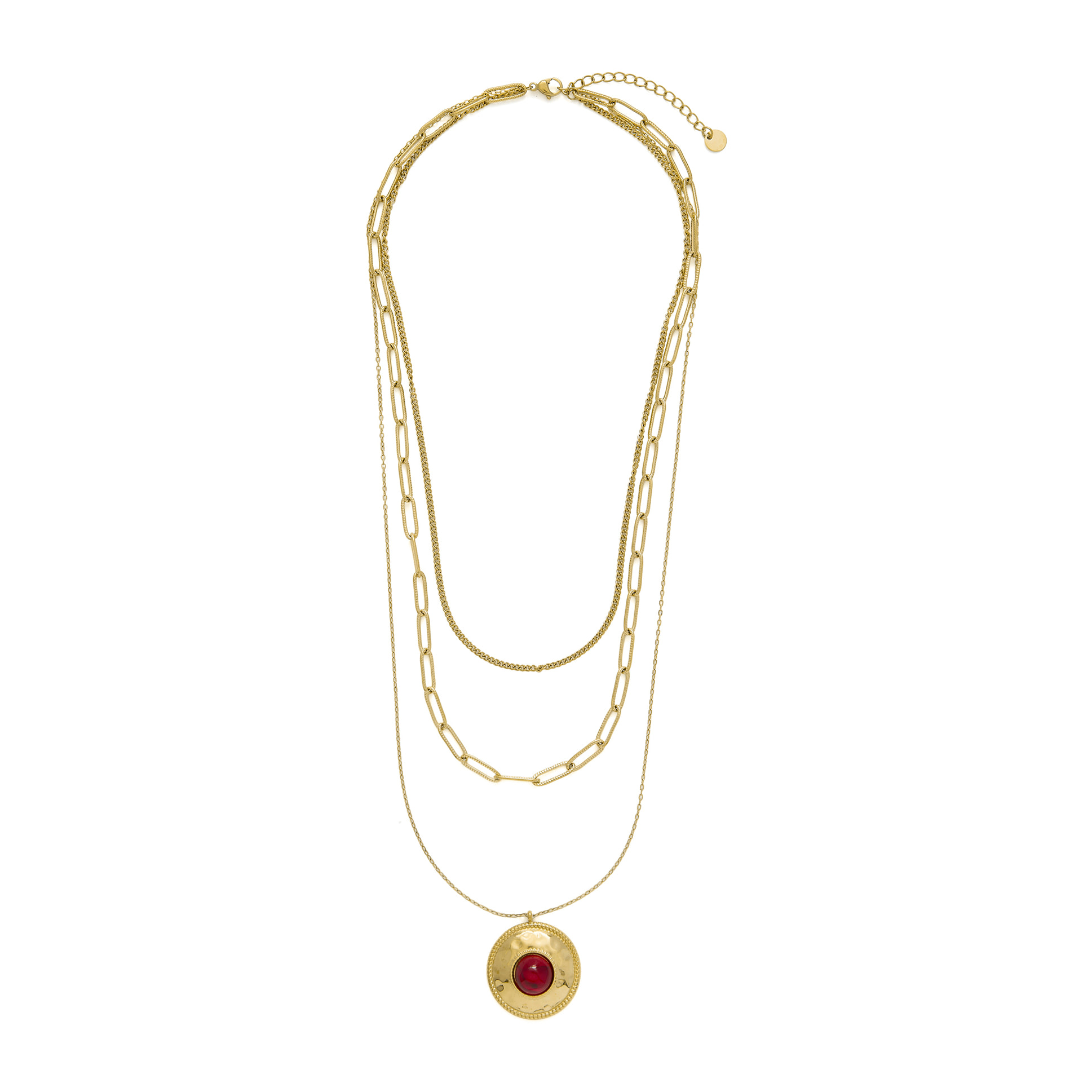Collar Arweh acabado oro amarillo 18k