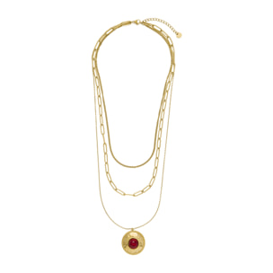 Collar Arweh acabado oro amarillo 18k