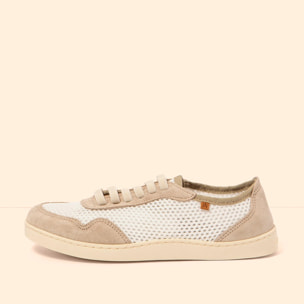 Zapatos N5914 MULTI MATERIAL WHITE/ ORIGEN color White