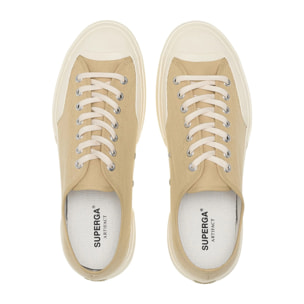 Superga - Sneakers Uomo Donna Beige - 2432 WORKS LOW CUT COTTON CANVAS