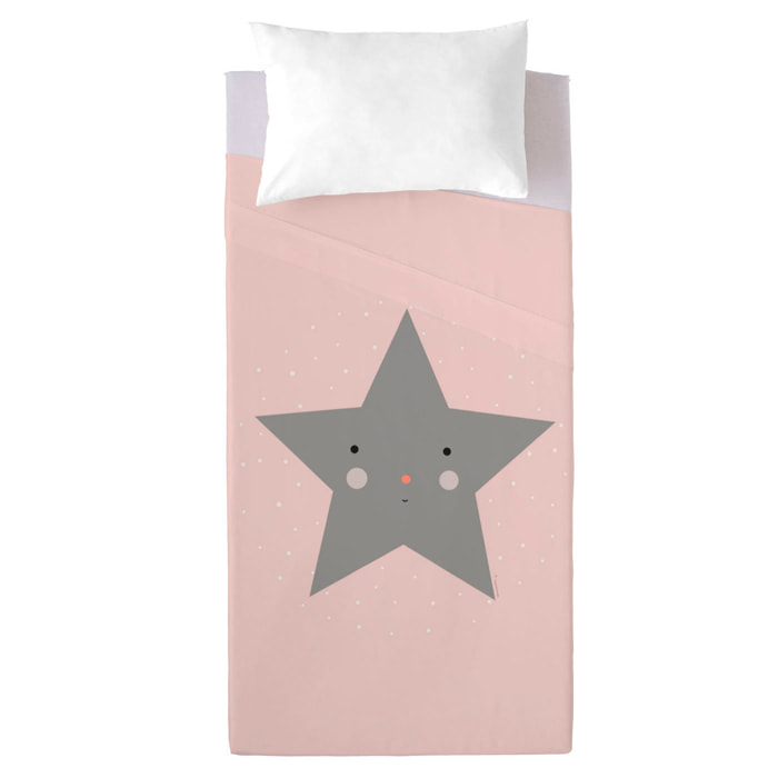 Haciendo el Indio - Juego de Sábanas Estampadas - Infantil - Incluye 1 Funda de Almohada - 100% Algodón - Happy Star