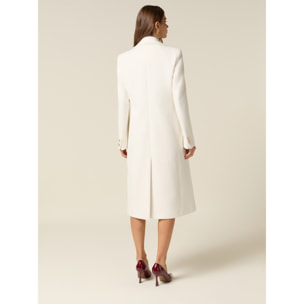 Oltre - Cappotto lungo doppiopetto - Bianco