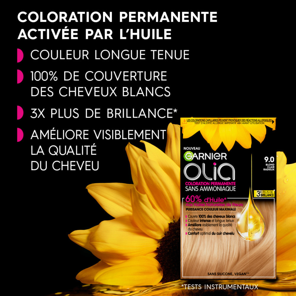 Garnier Olia Coloration 9.0 Blond Clair Radieux
