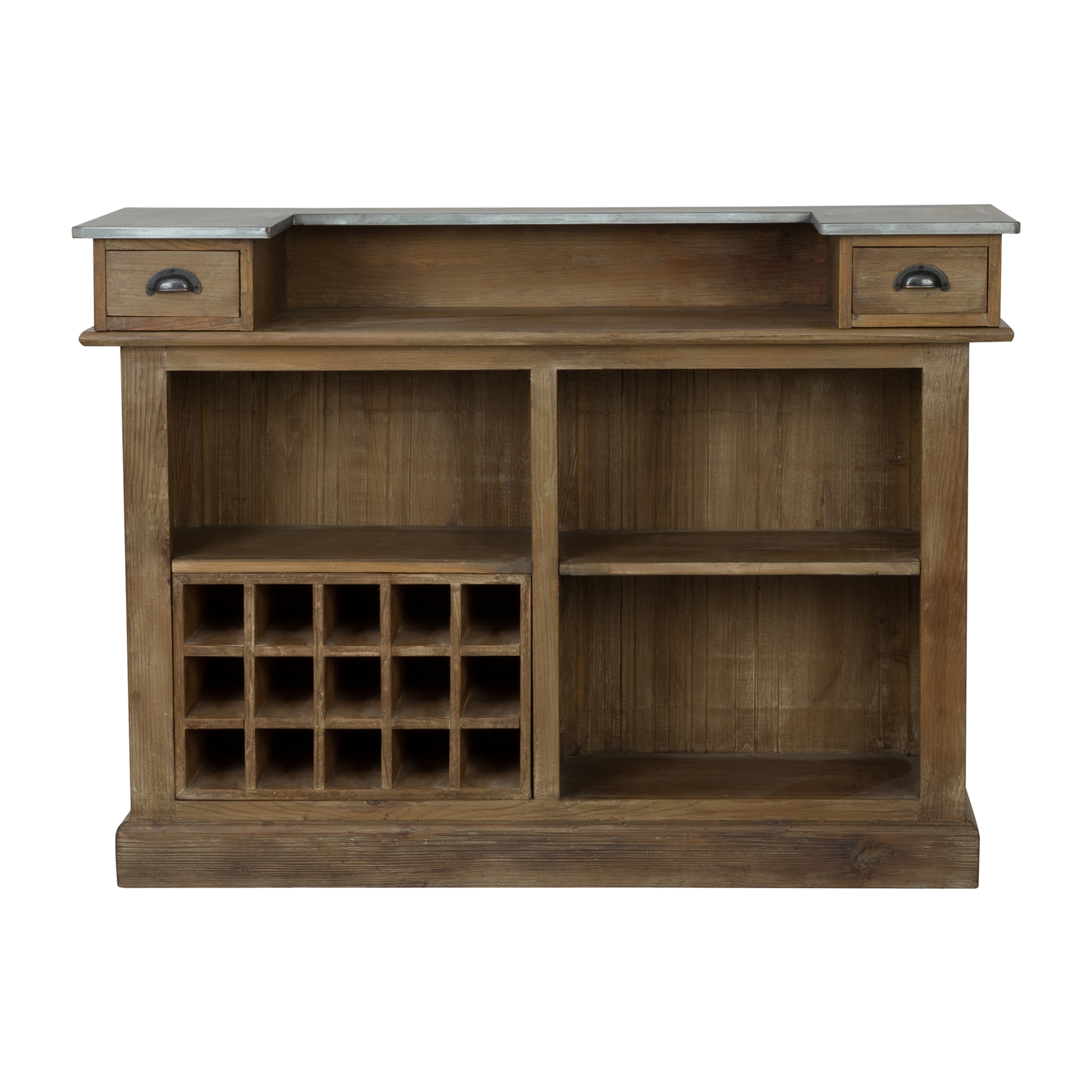 Meuble de bar en bois de cèdre recyclé et métal - Spritz