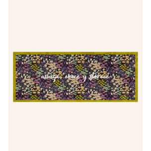 Pañuelo rectangular "Amiga, crece y florece"