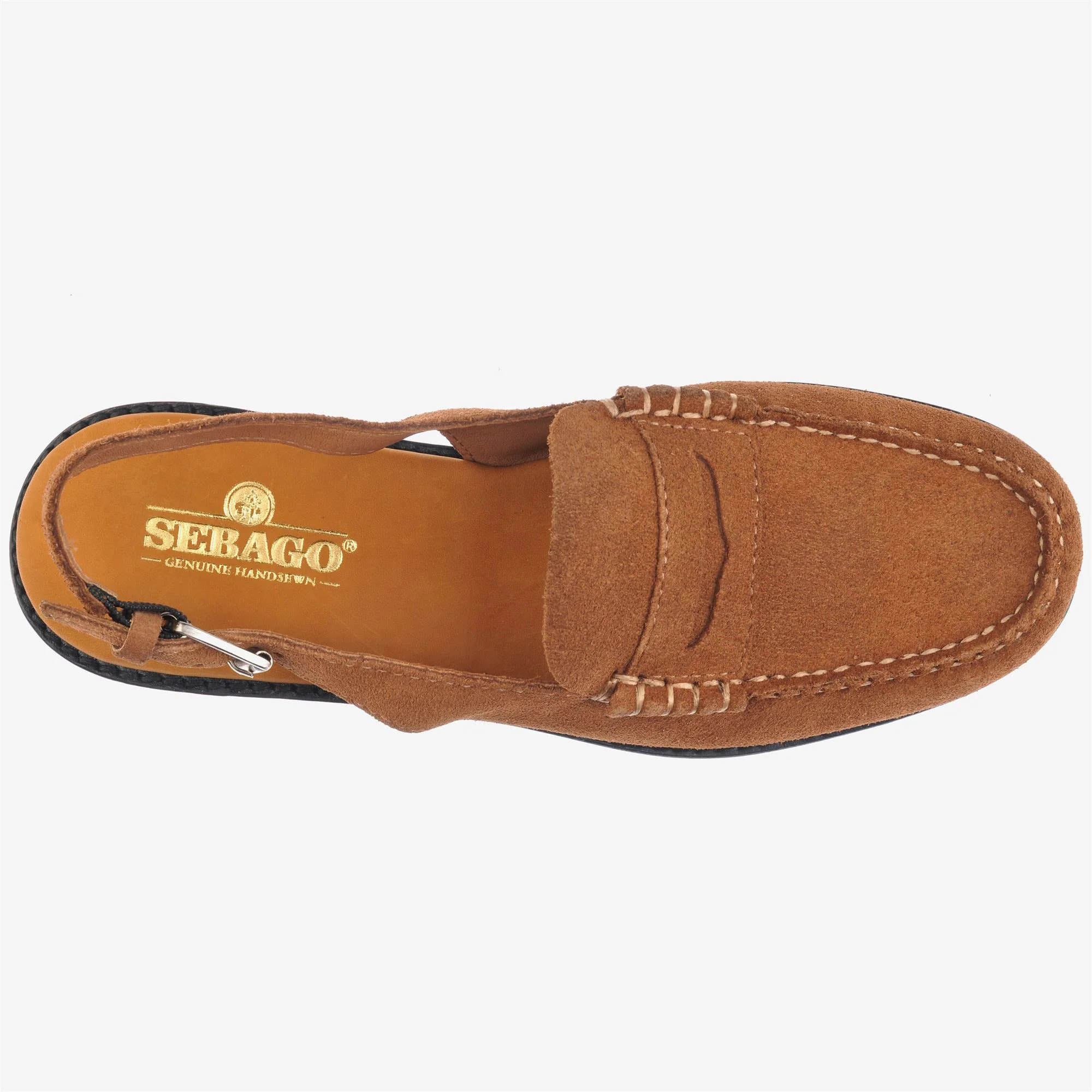 Sebago - Sandali Donna Marrone - Dan Sandal Flesh Out Woman
