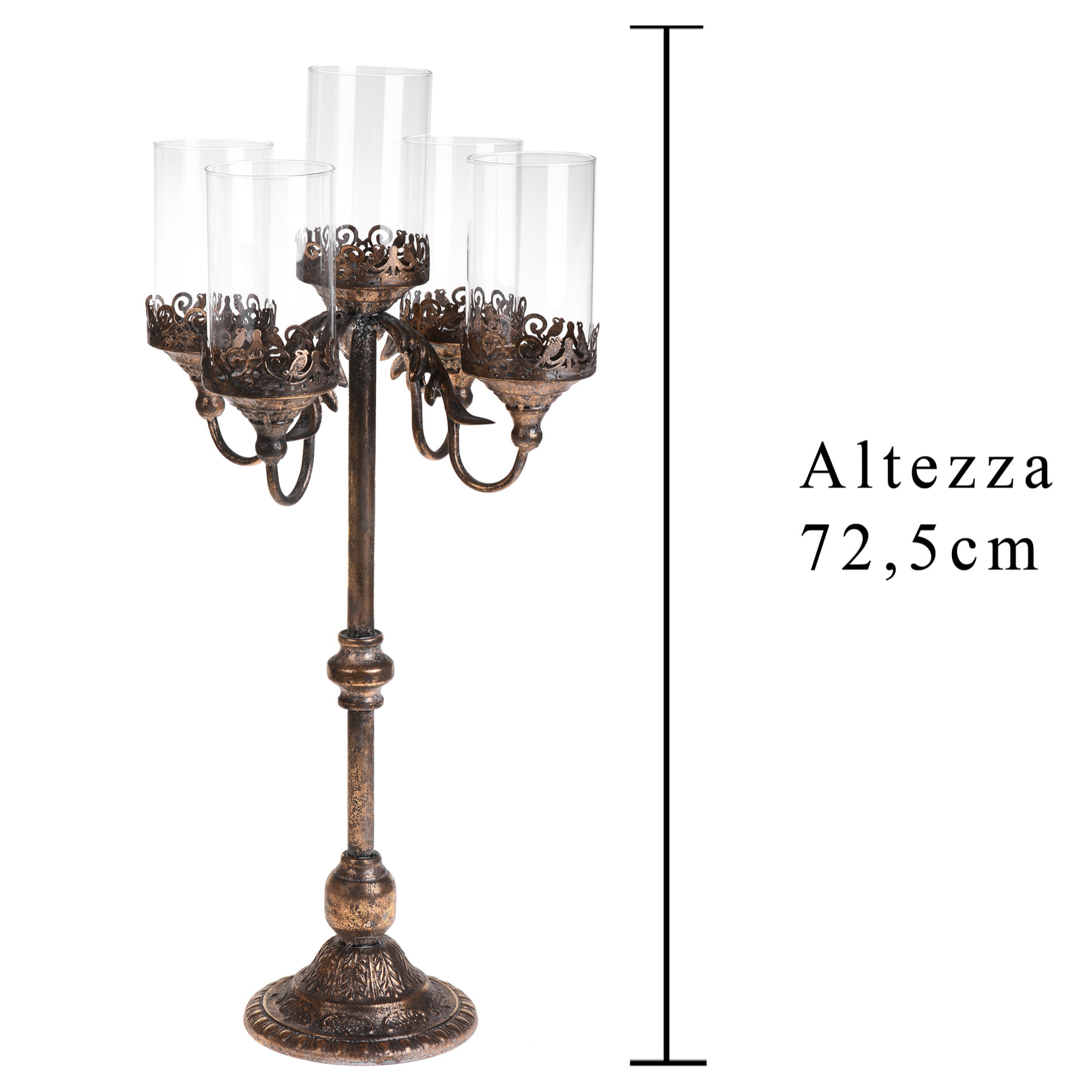 Candeliere - Pezzi 1 - 36xH72,5x36cm - Bianchi Dino SpA