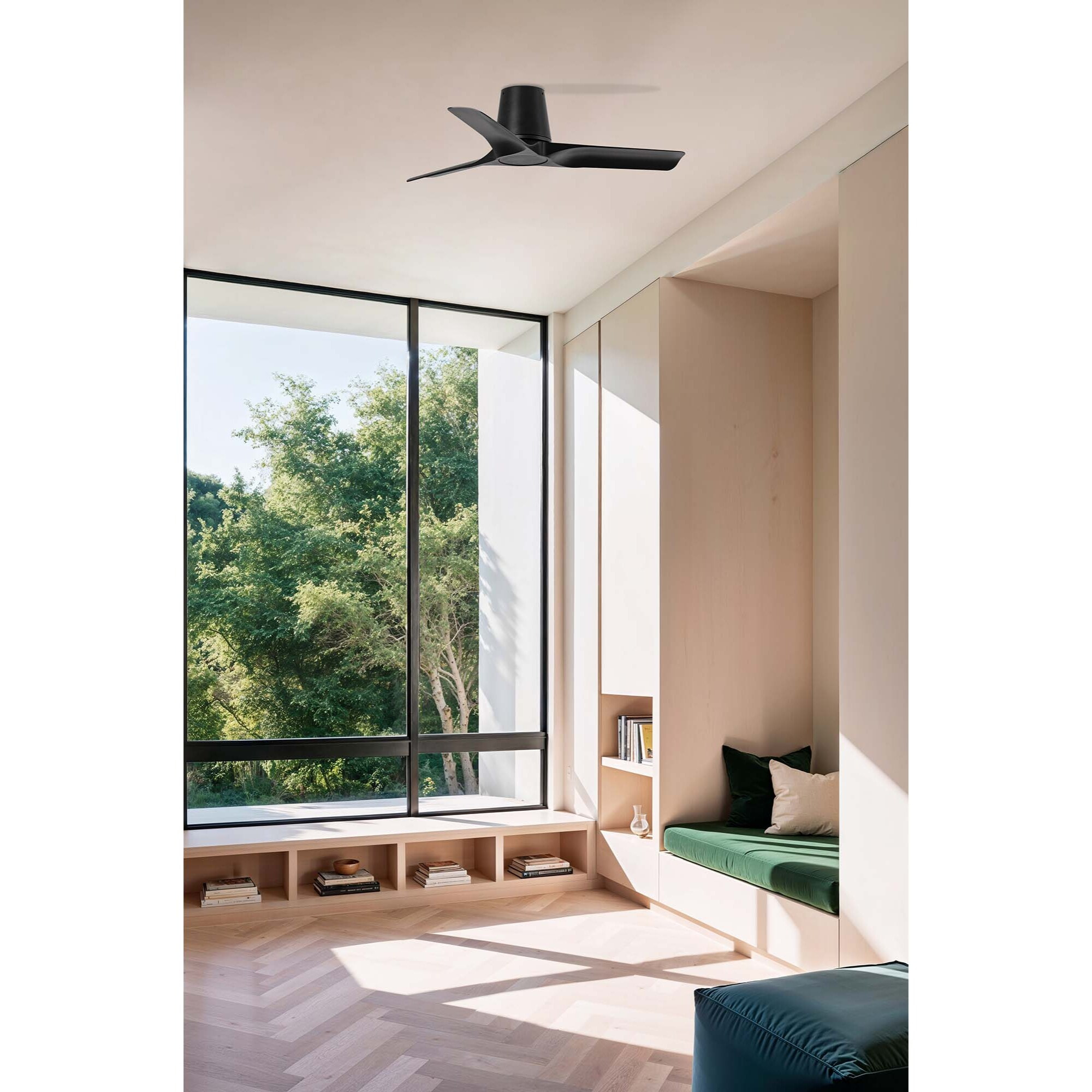 HEY TUB S Ventilateur de plafond noir