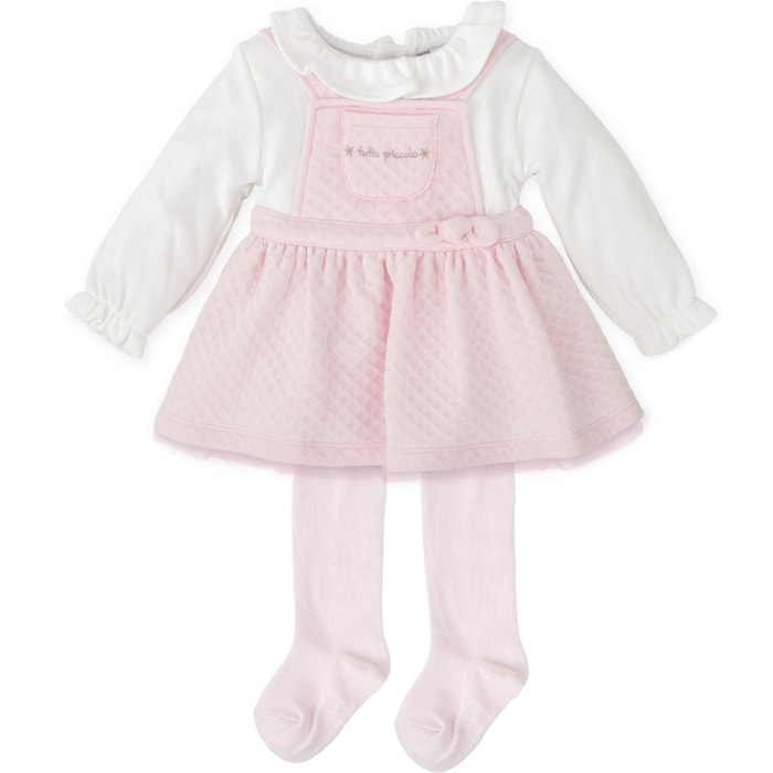 VESTIDO CON LEOTARDOS ROSA - Rosa