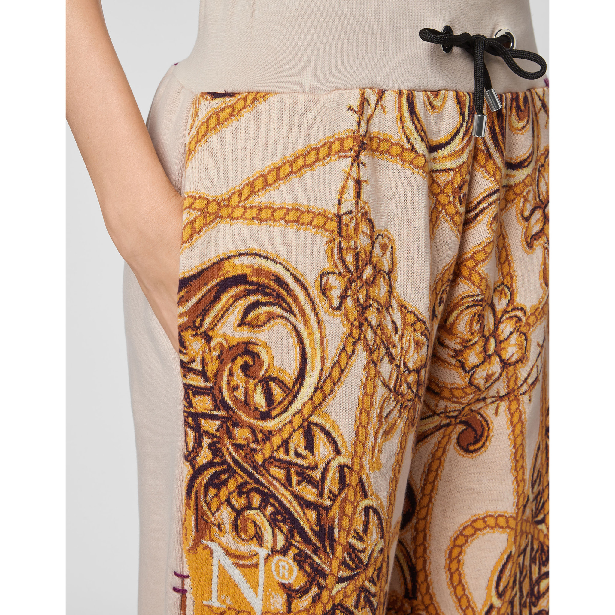 PHILIPP PLEIN Jogging Trousers knit & fleece Jacquard New Baroque