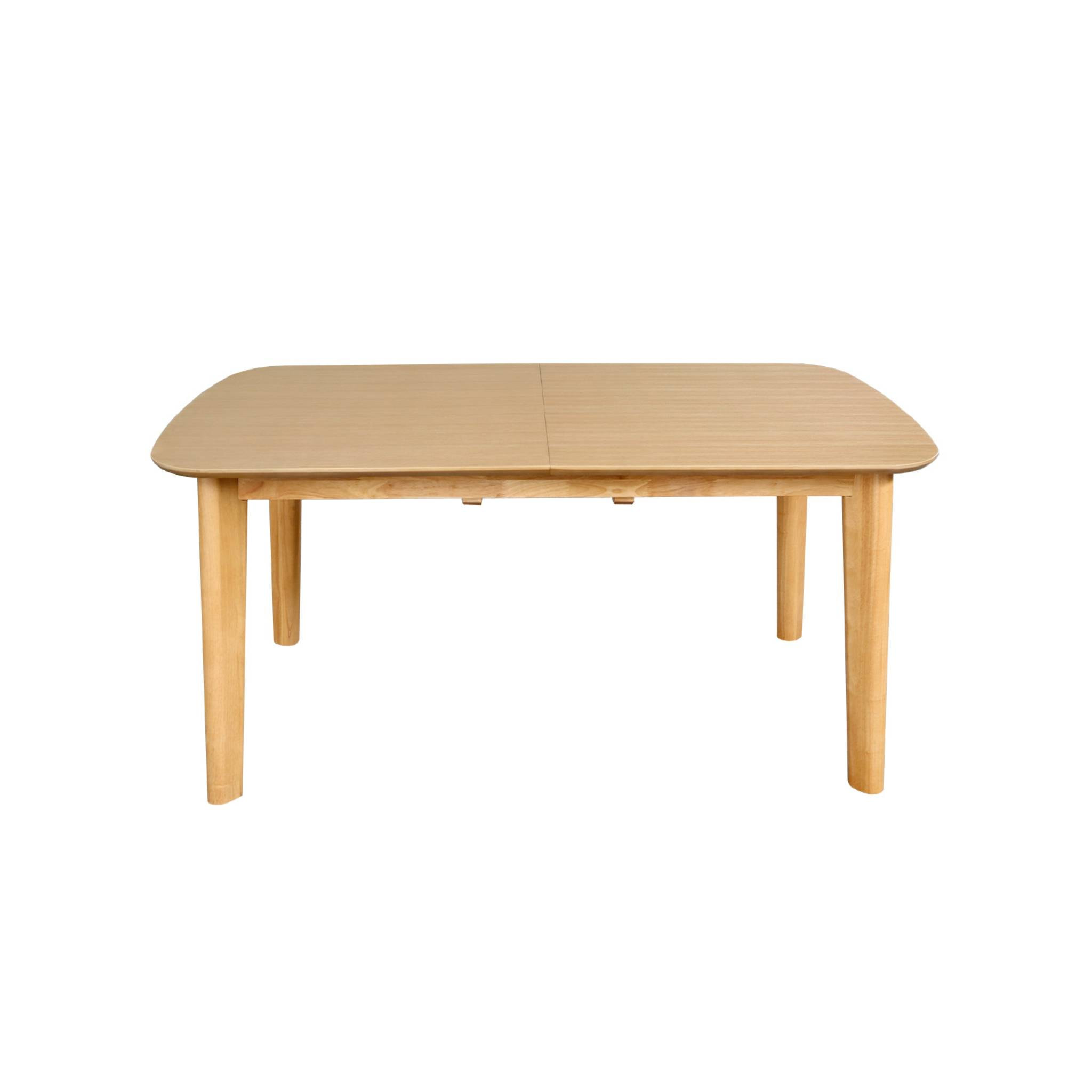 Table à manger extensible rectangulaire placage chêne 4-6 places HOLY