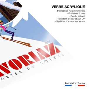 Tableau de voyage avoriaz 1800 Tableau plexiglas