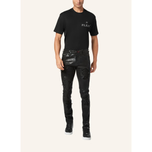 PHILIPP PLEIN Jeans taglio straight CAMOUFLAGE