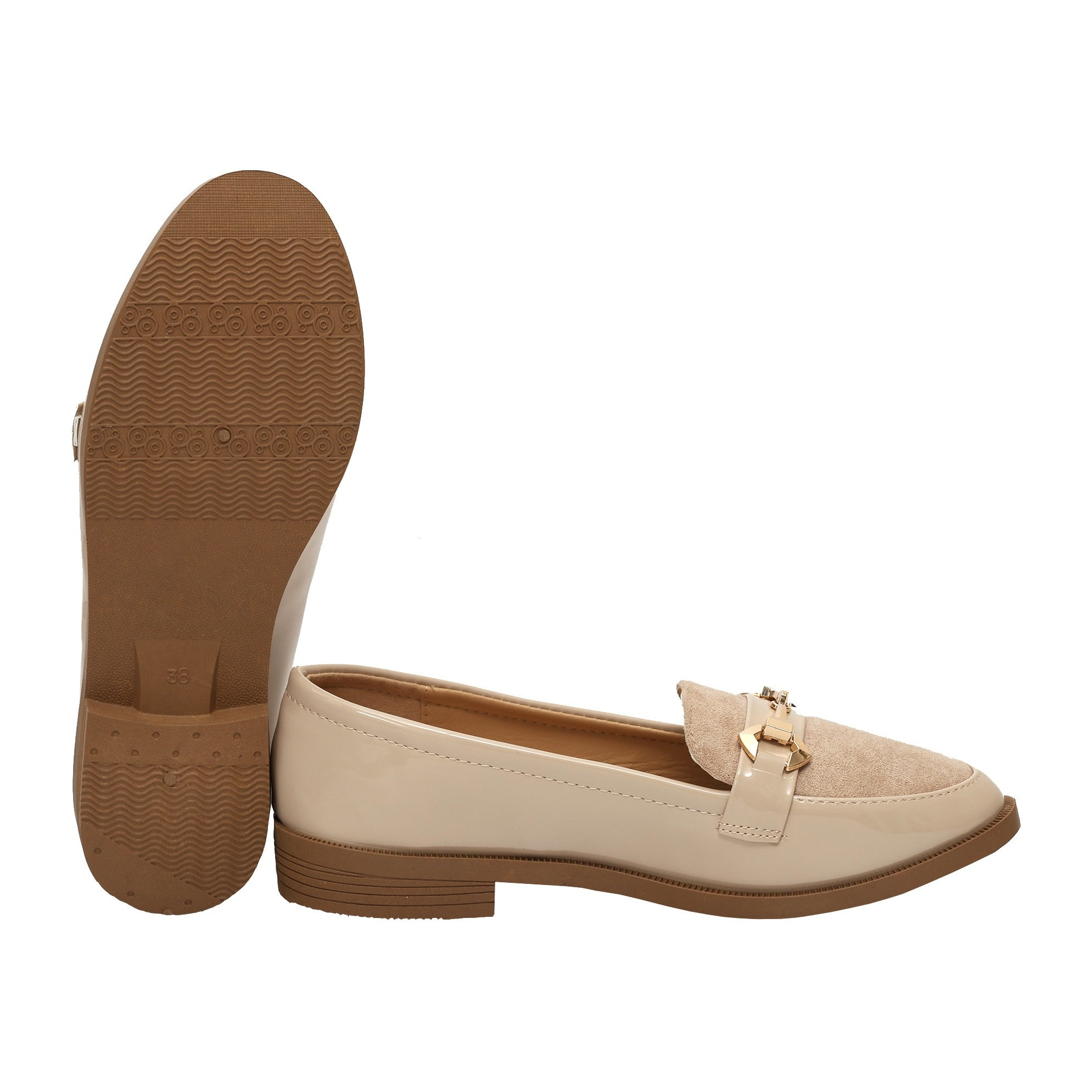 Mocassini con accessorio - tacco 2,5 cm