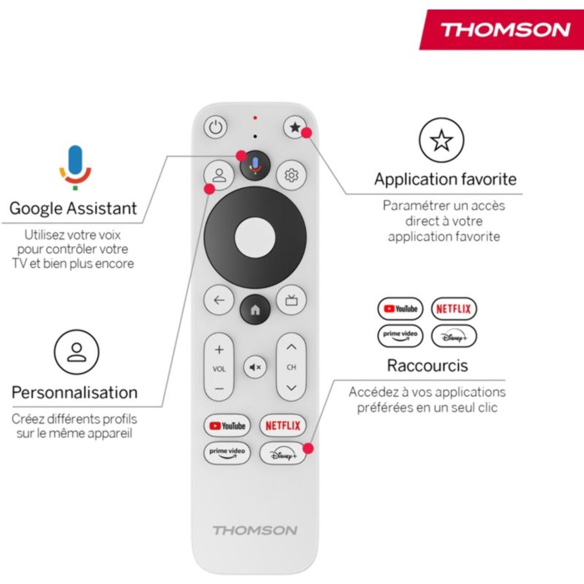 Passerelle multimédia THOMSON 270W Box 4K Plus avec Google TV