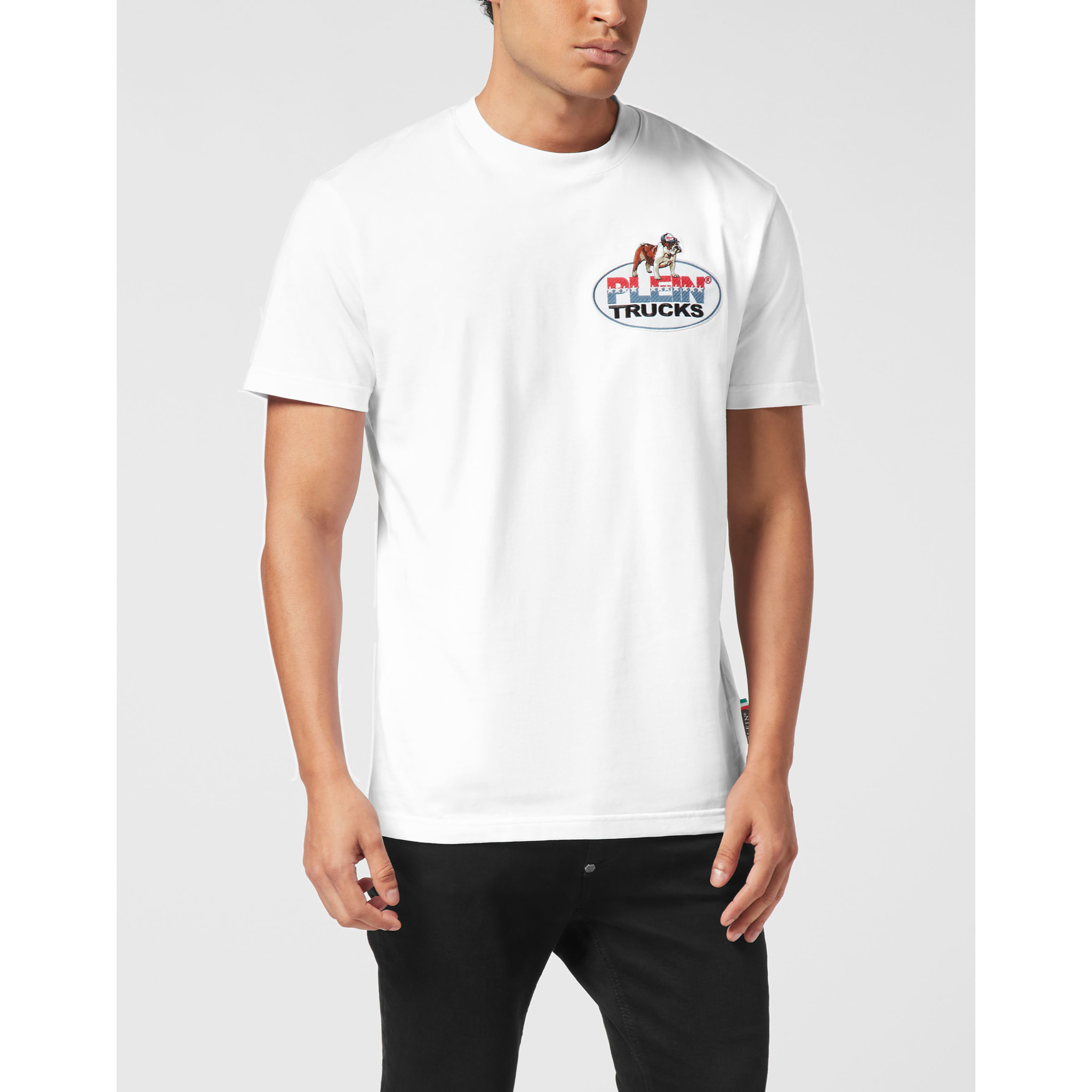 PHILIPP PLEIN T-shirt girocollo a maniche corte Bulldog