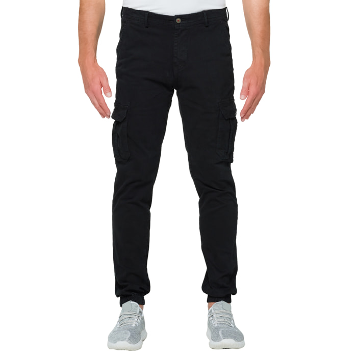 Pantalón Hot Buttered Atherton cargo negro