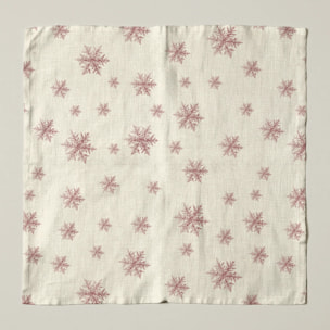 Lot de 2 serviettes Red Snowflake 1225